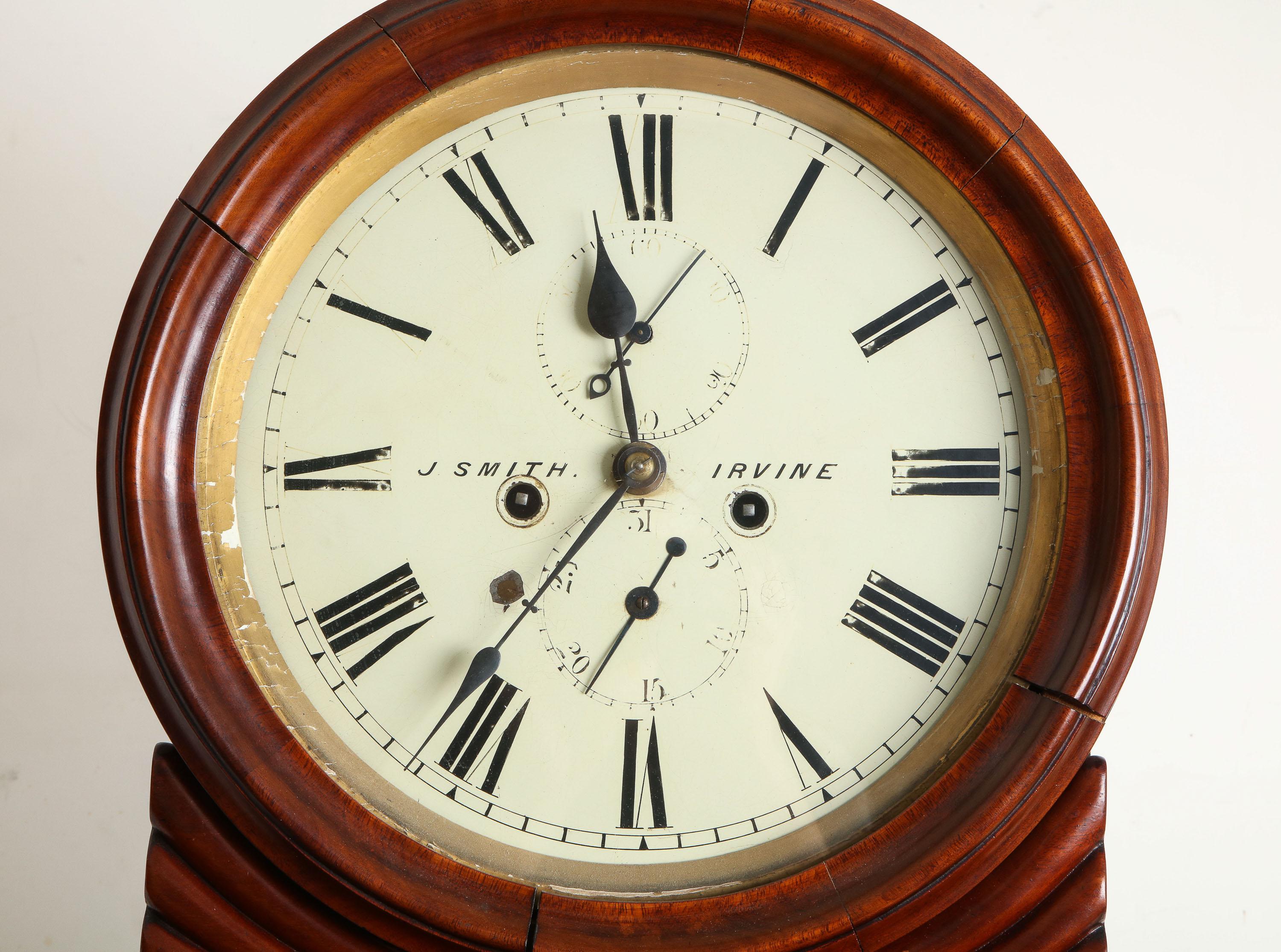 Mahogany 19th Century Scottish Tall Case Clock