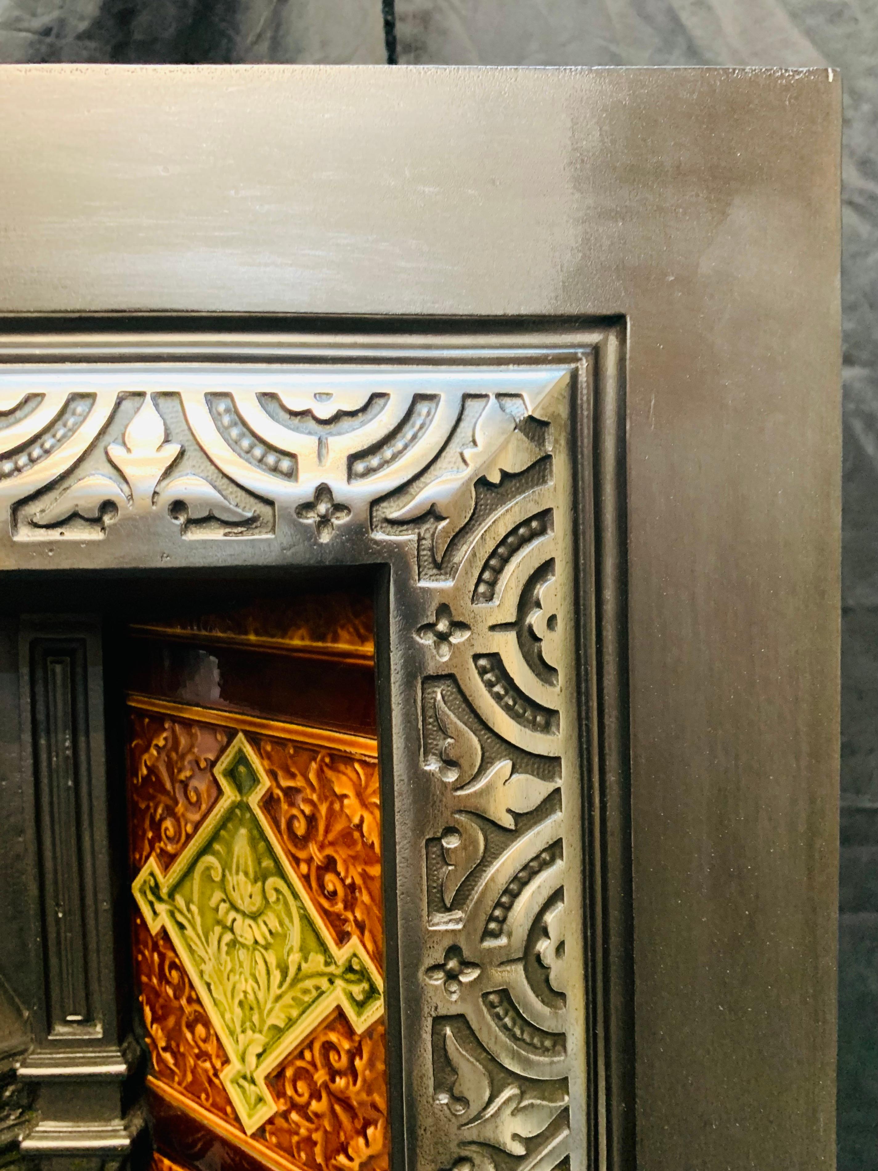 victorian fireplace tile