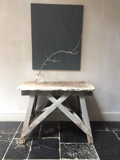 19th Century Sculptor Stand Trestle Base