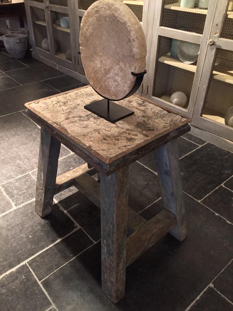 Cast 19th Century Sculptors Stand Side Table Console Table