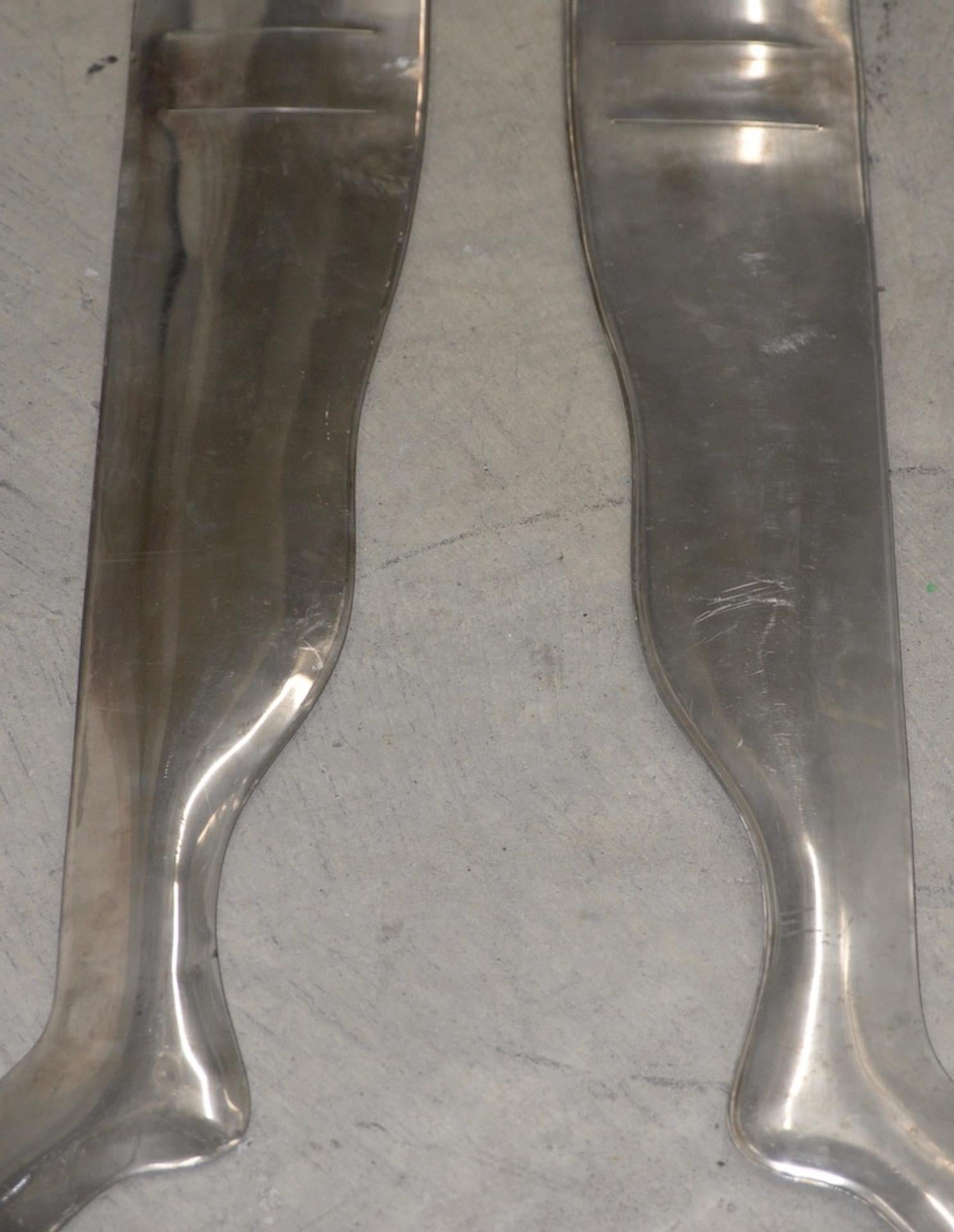 Skulpturale Sockenspanner aus Edelstahl und Gusseisen aus dem 19. im Zustand „Gut“ im Angebot in San Francisco, CA