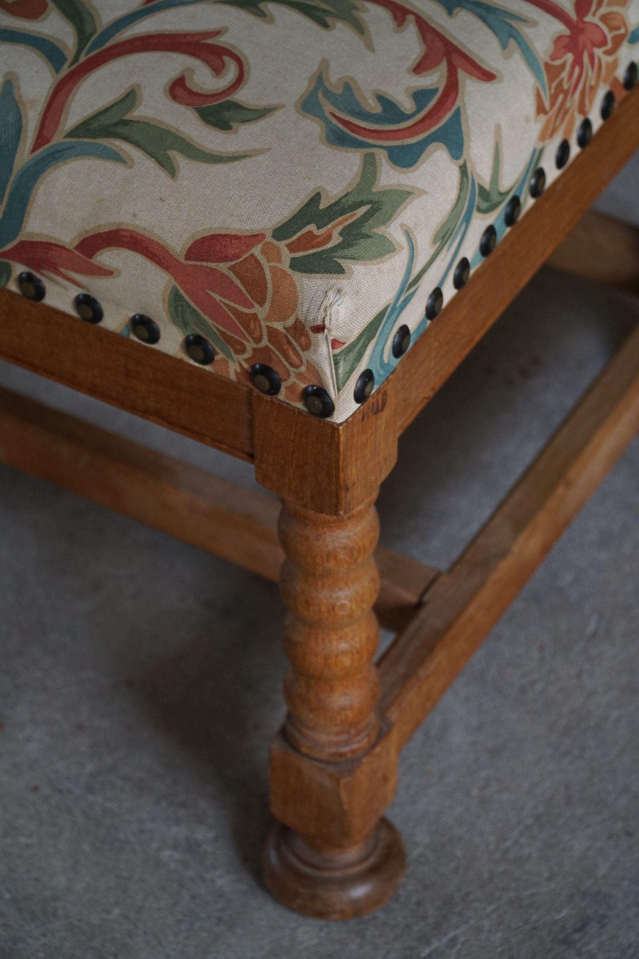 19th Century Sculptural Three Seater Baroque Sofa, Made by a Danish Cabinetmaker 6