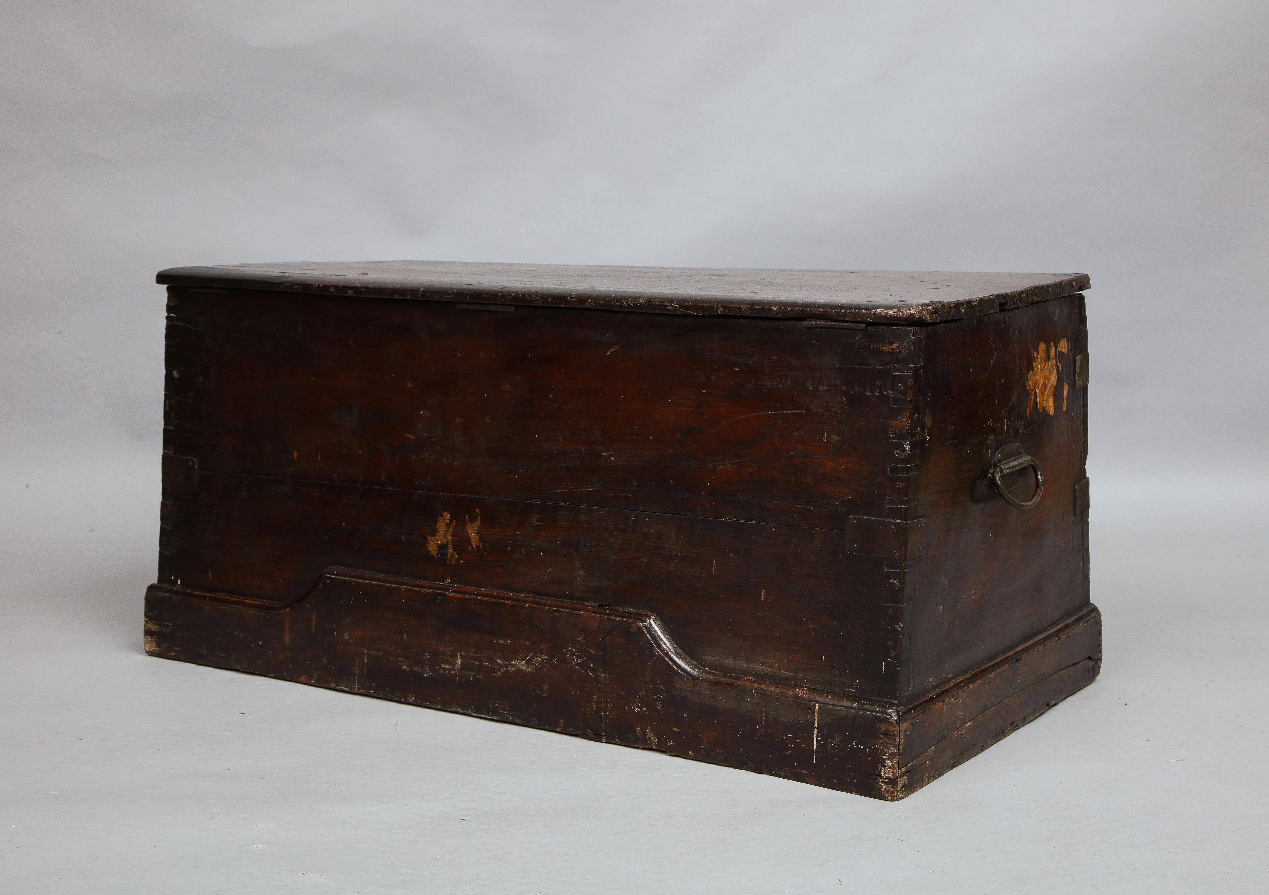 Campaign 19th Century Seaman's Chest For Sale