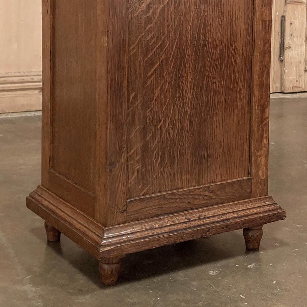 19th Century Second Empire Pine Marble Top Nightstand For Sale 1
