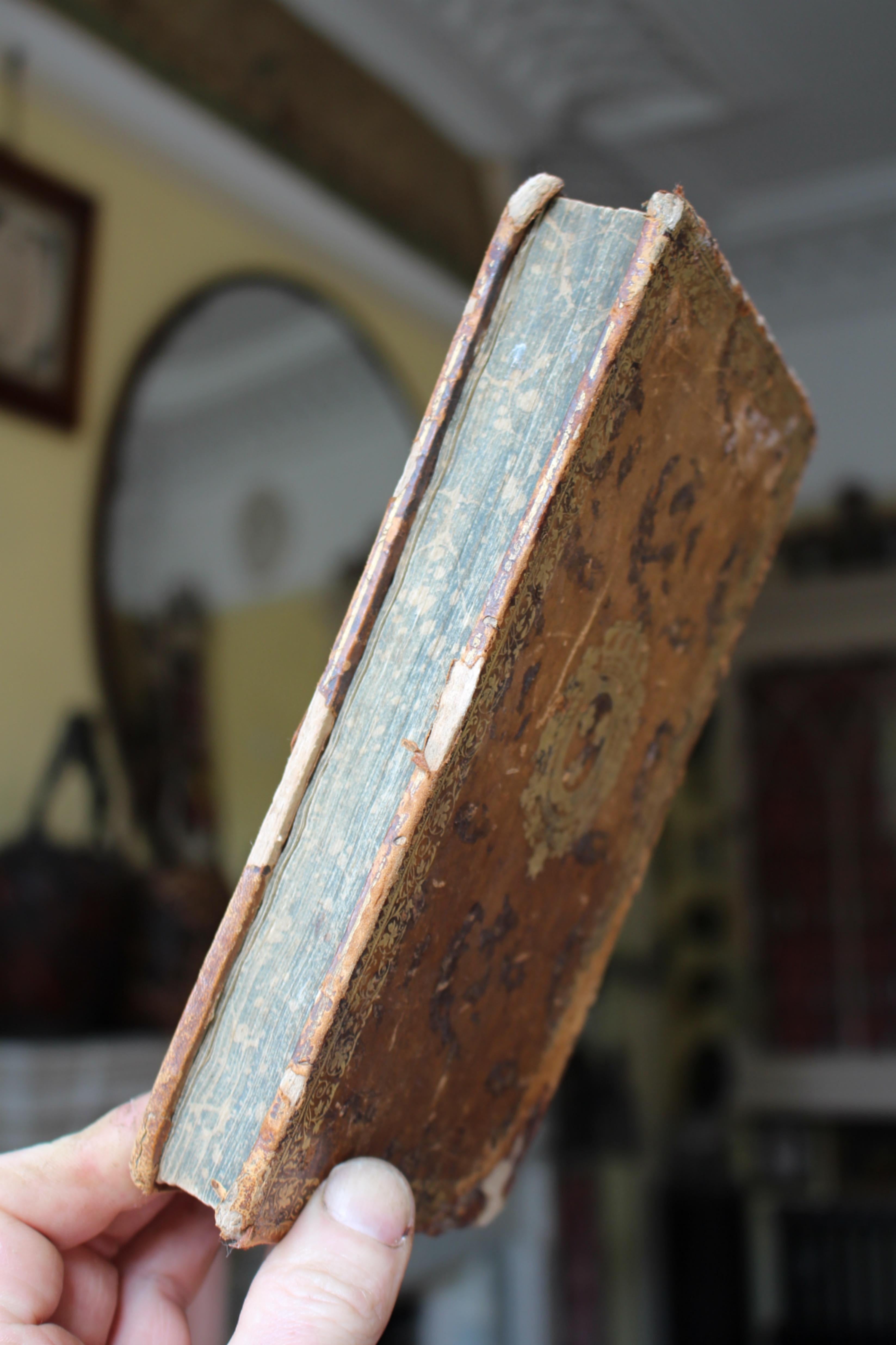 19th Century Secret Leather Bound Book Box For Sale 4
