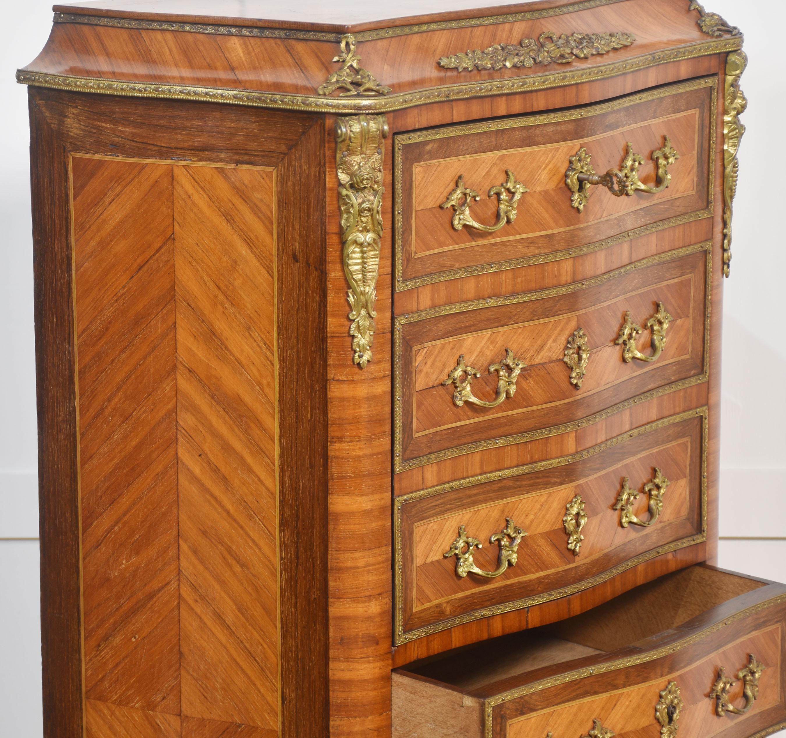 19th century secretaire abattant For Sale 5
