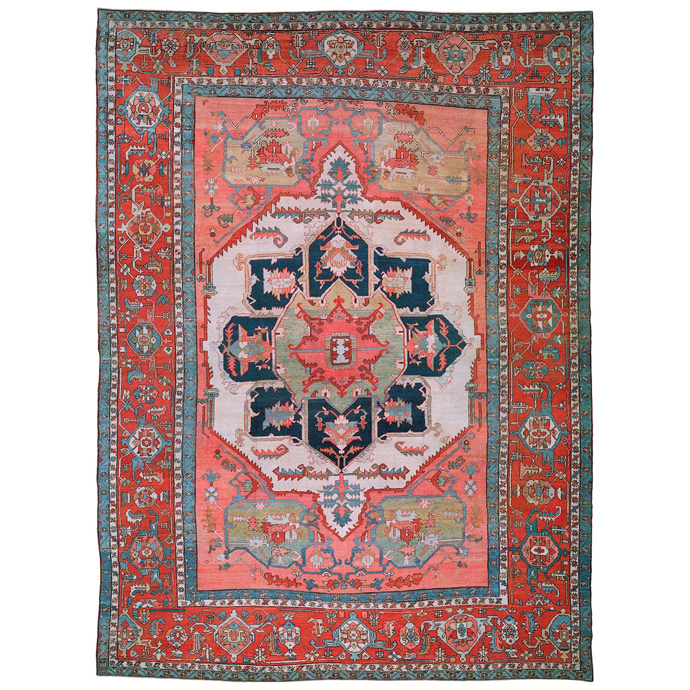 19th Century Serapi Rug