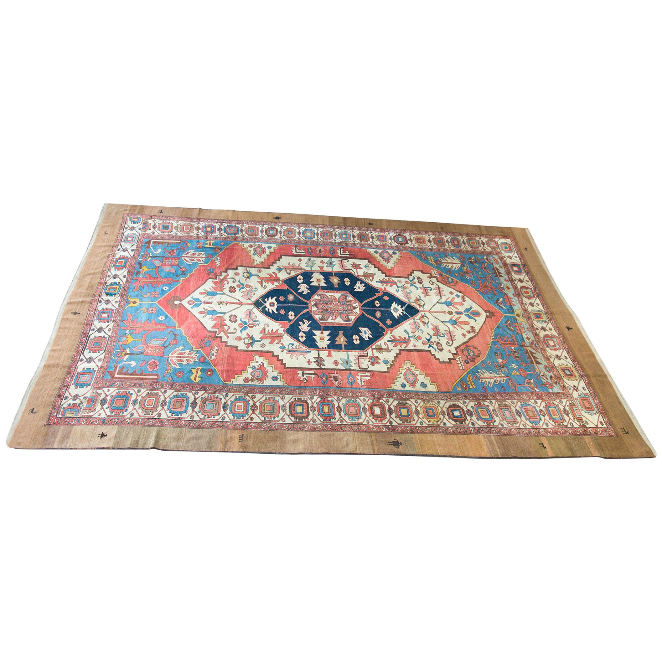 19th Century Serapi Rug