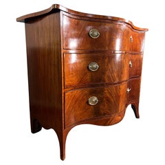 19th Century Serpentine Chest of Drawers