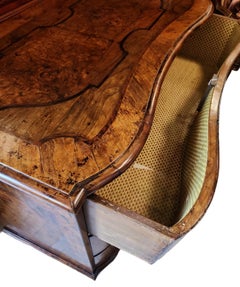 19th Century Serpentine Inlaid Commode