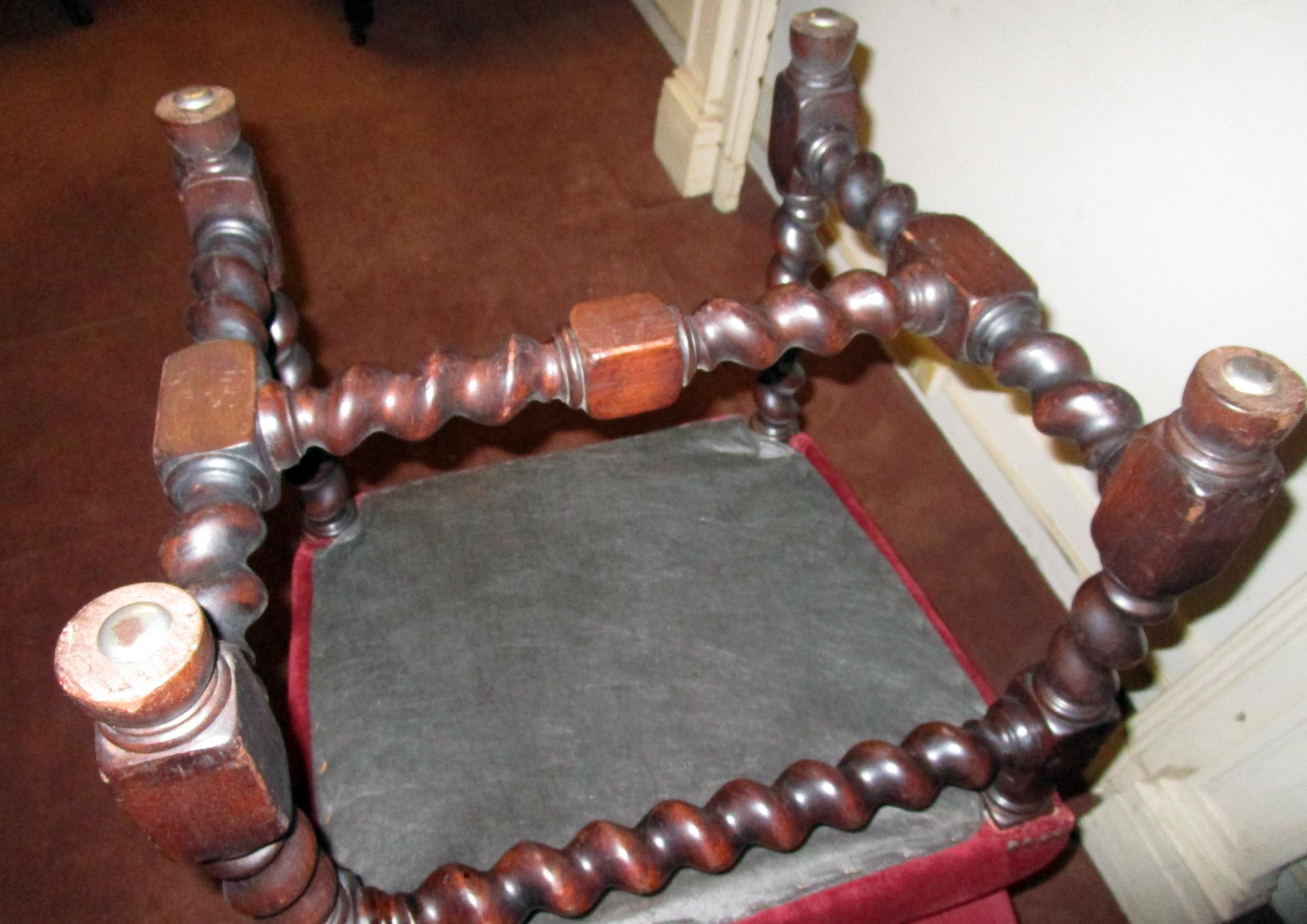 19th century Set English Barley Twist Chairs 3