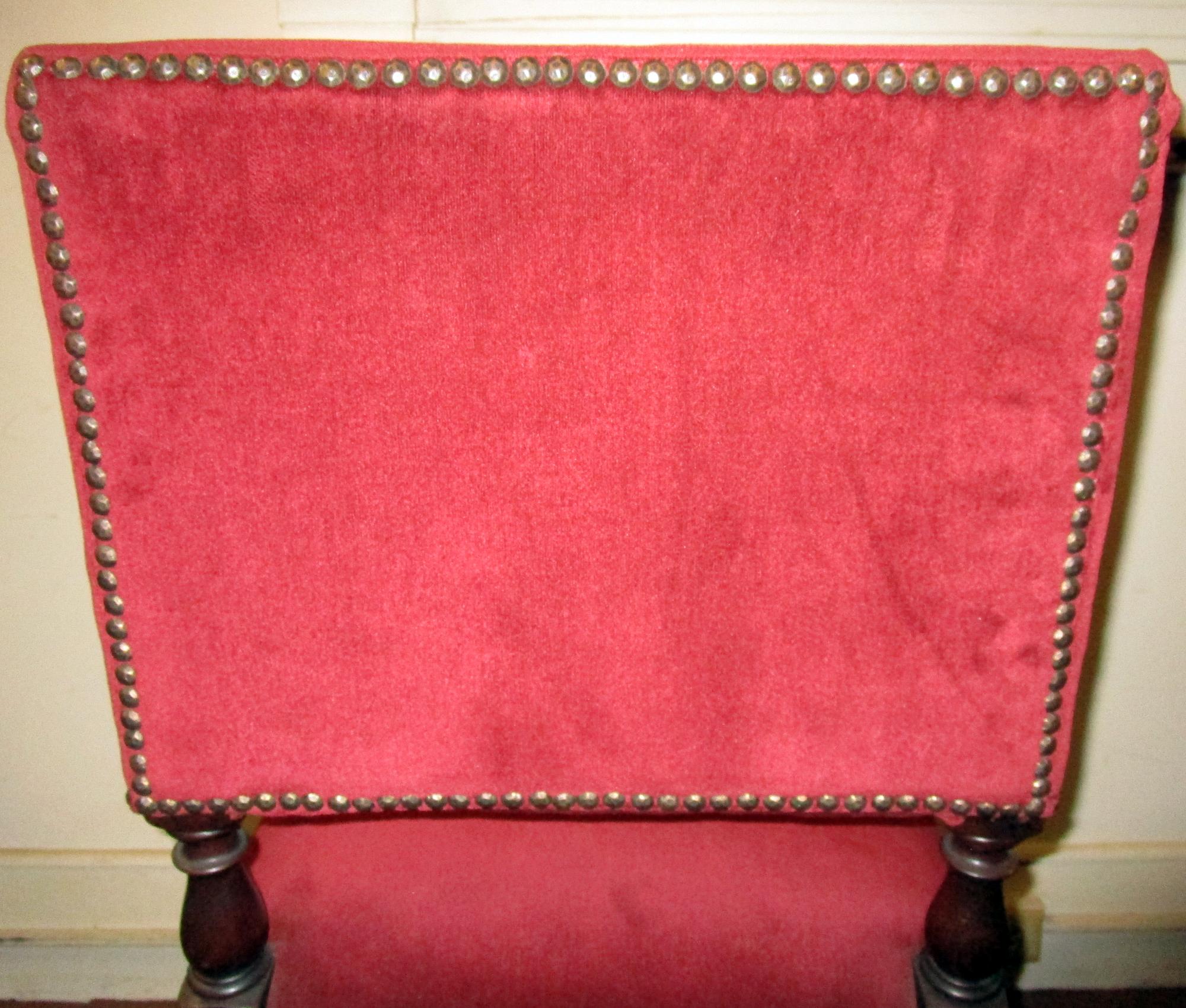 Oak 19th century Set English Barley Twist Chairs