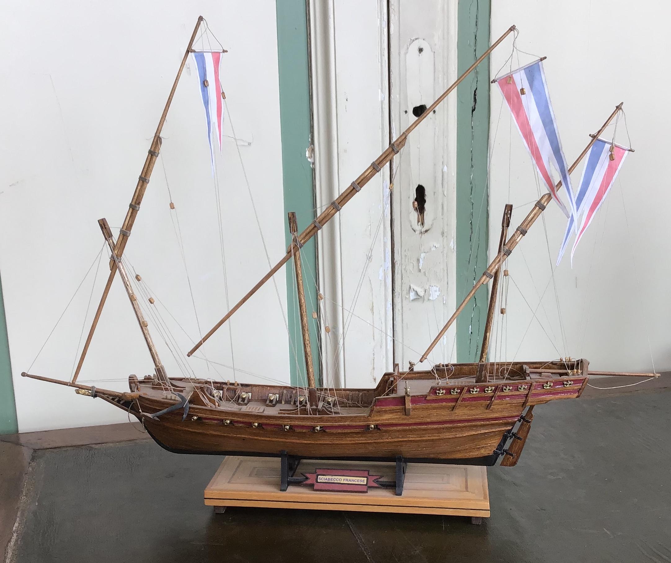 19th Century Set of 10 English Wood Vessel and Ship Models, 1890s For Sale 6