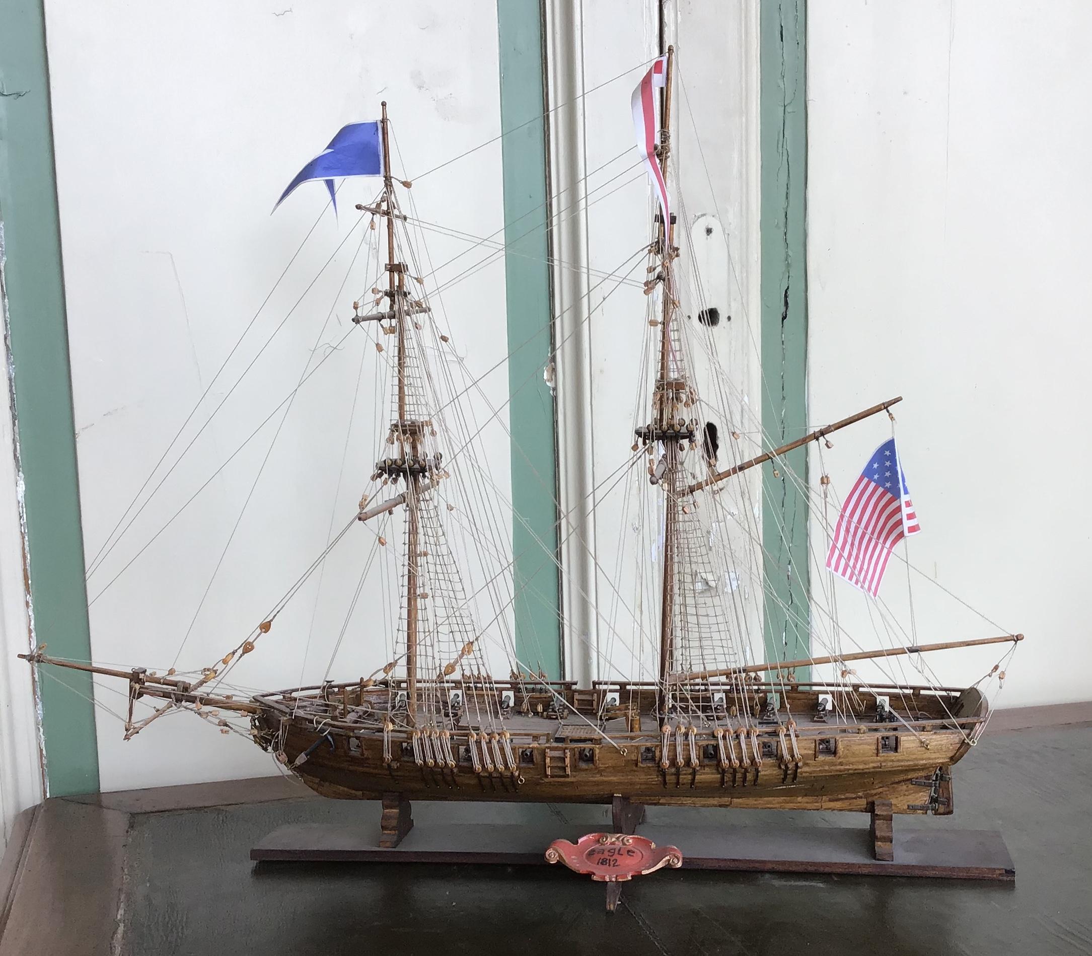 Metal 19th Century Set of 10 English Wood Vessel and Ship Models, 1890s For Sale