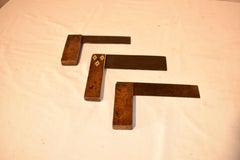 19th Century Set of 3 Victorian Set Squares