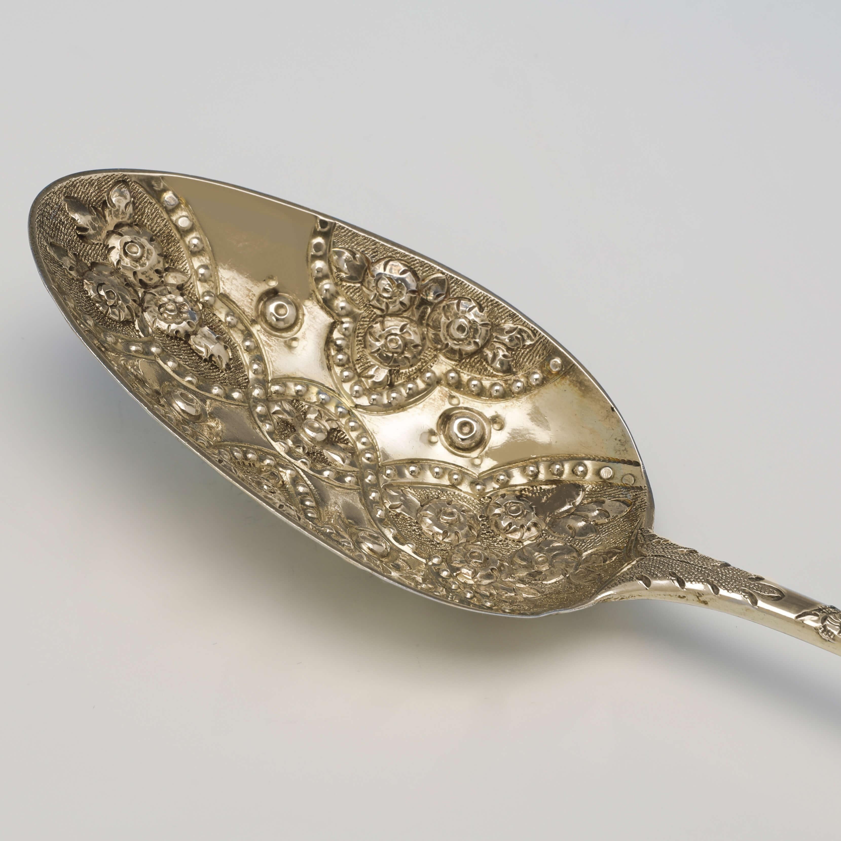 antique berry spoons