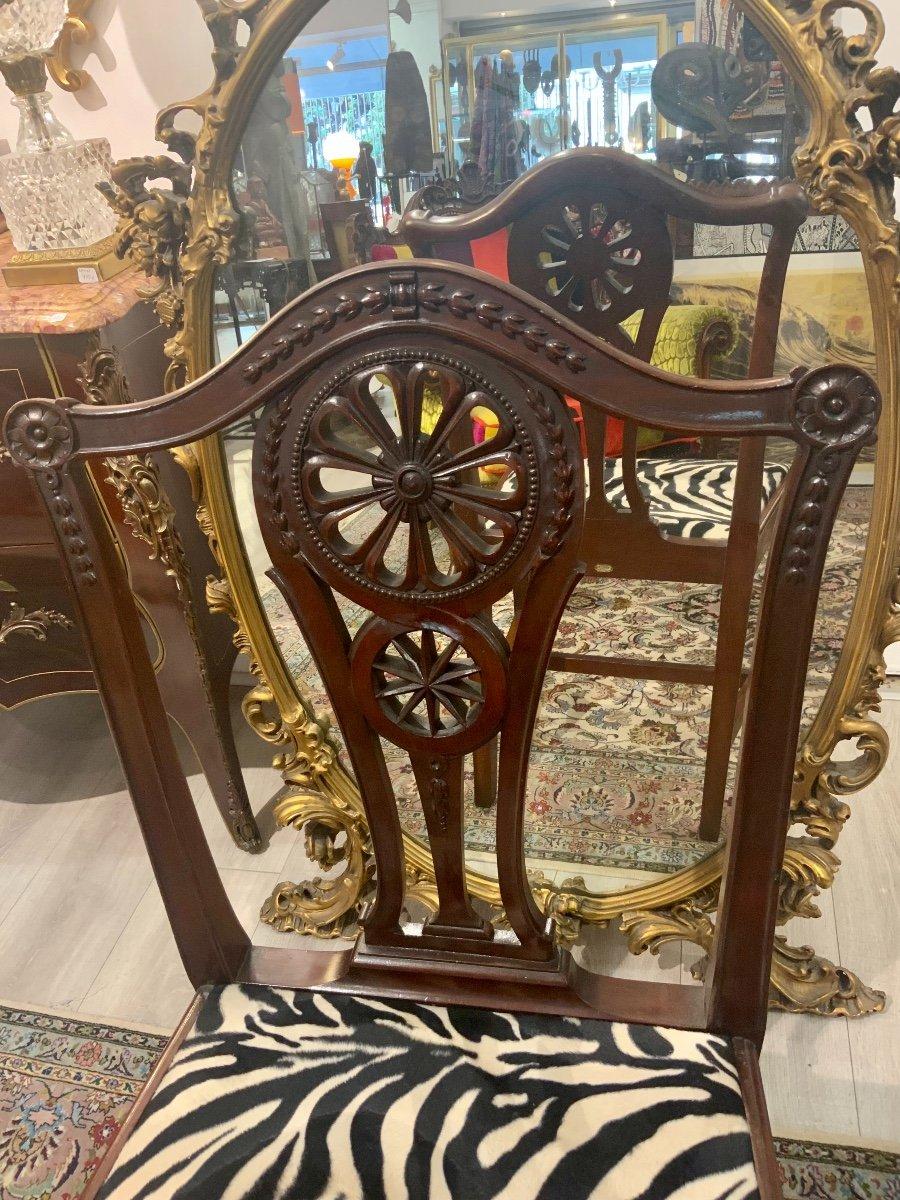 19th Century Set of 6 Chairs from the Krieger House, Paris  For Sale 1