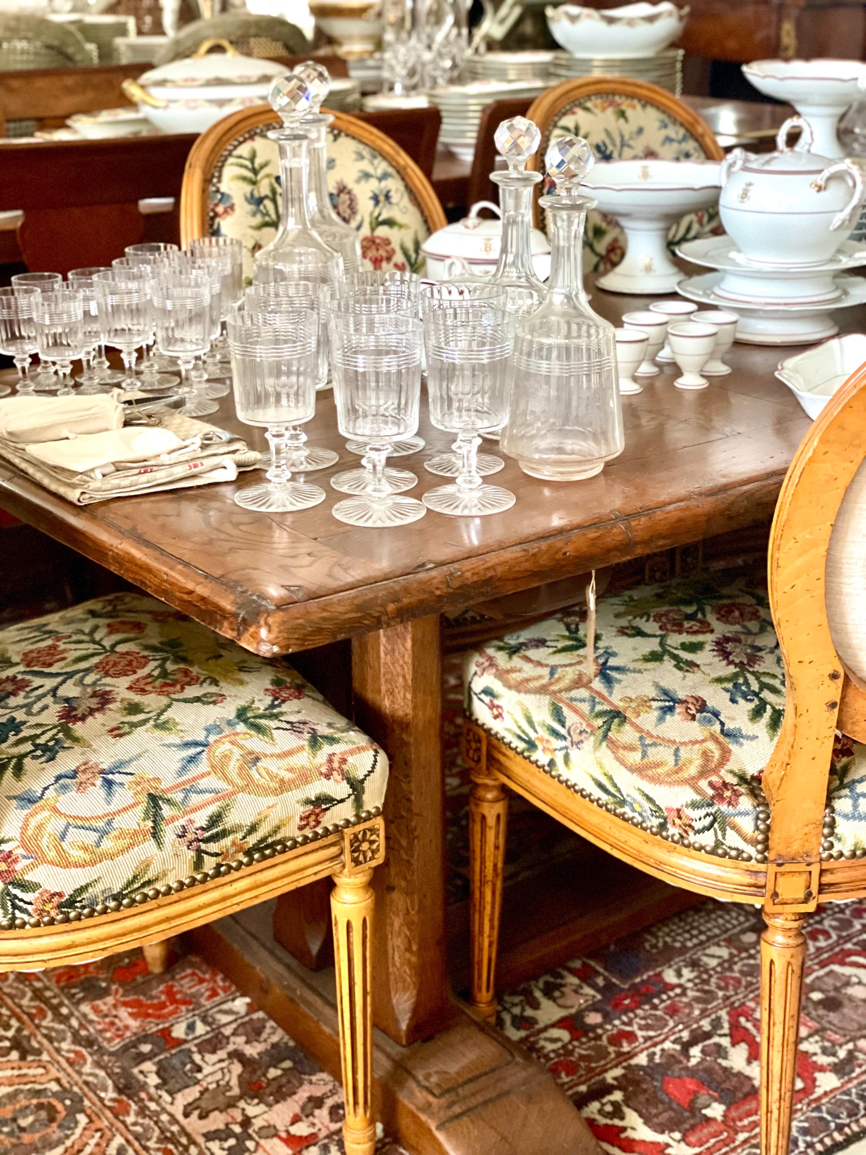 Set di 6 sedie da pranzo Luigi XVI del XIX secolo in vendita 6
