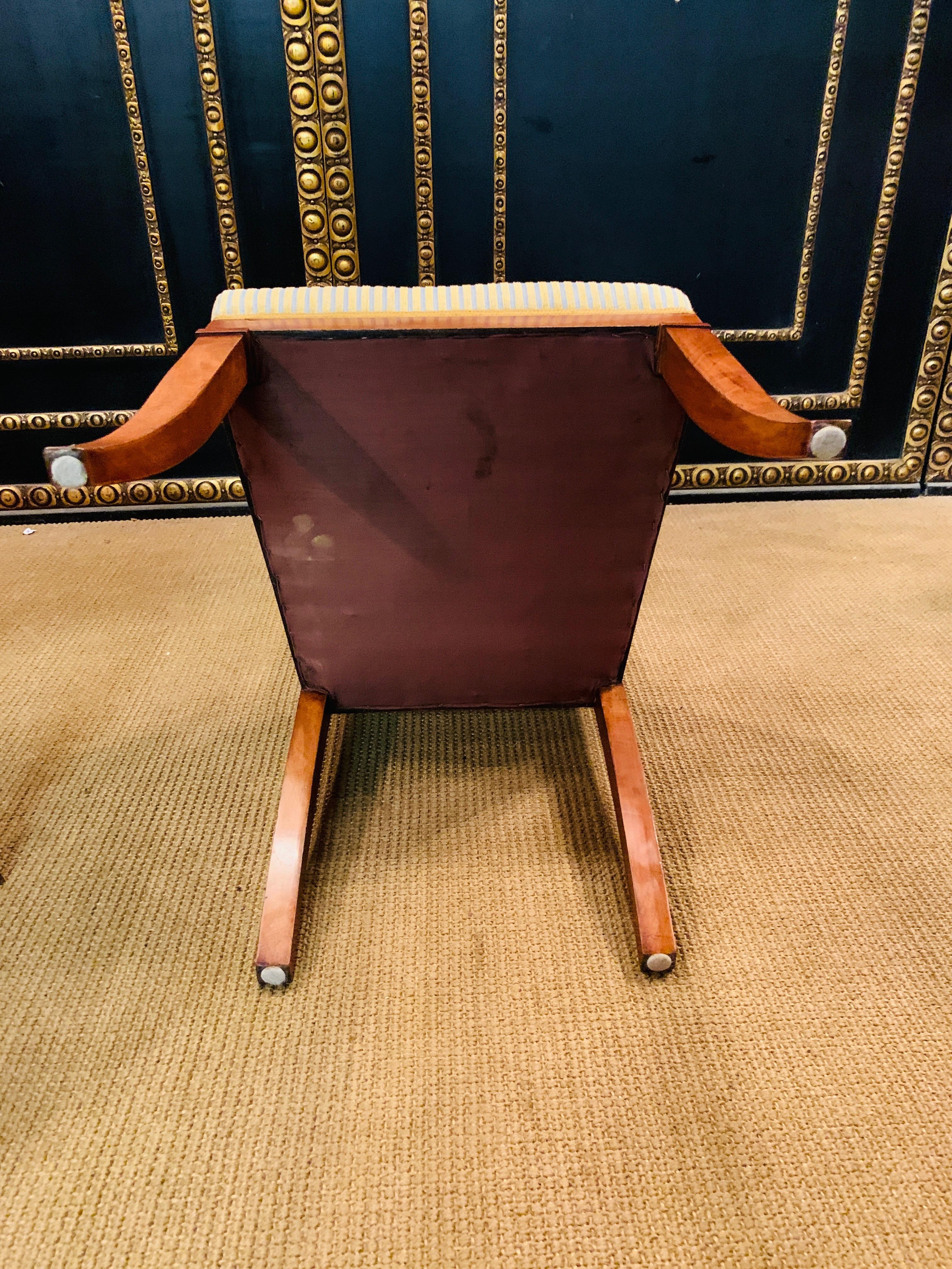 19th Century Set of antique Biedermeier Chairs Cherrywood, 1820  For Sale 13