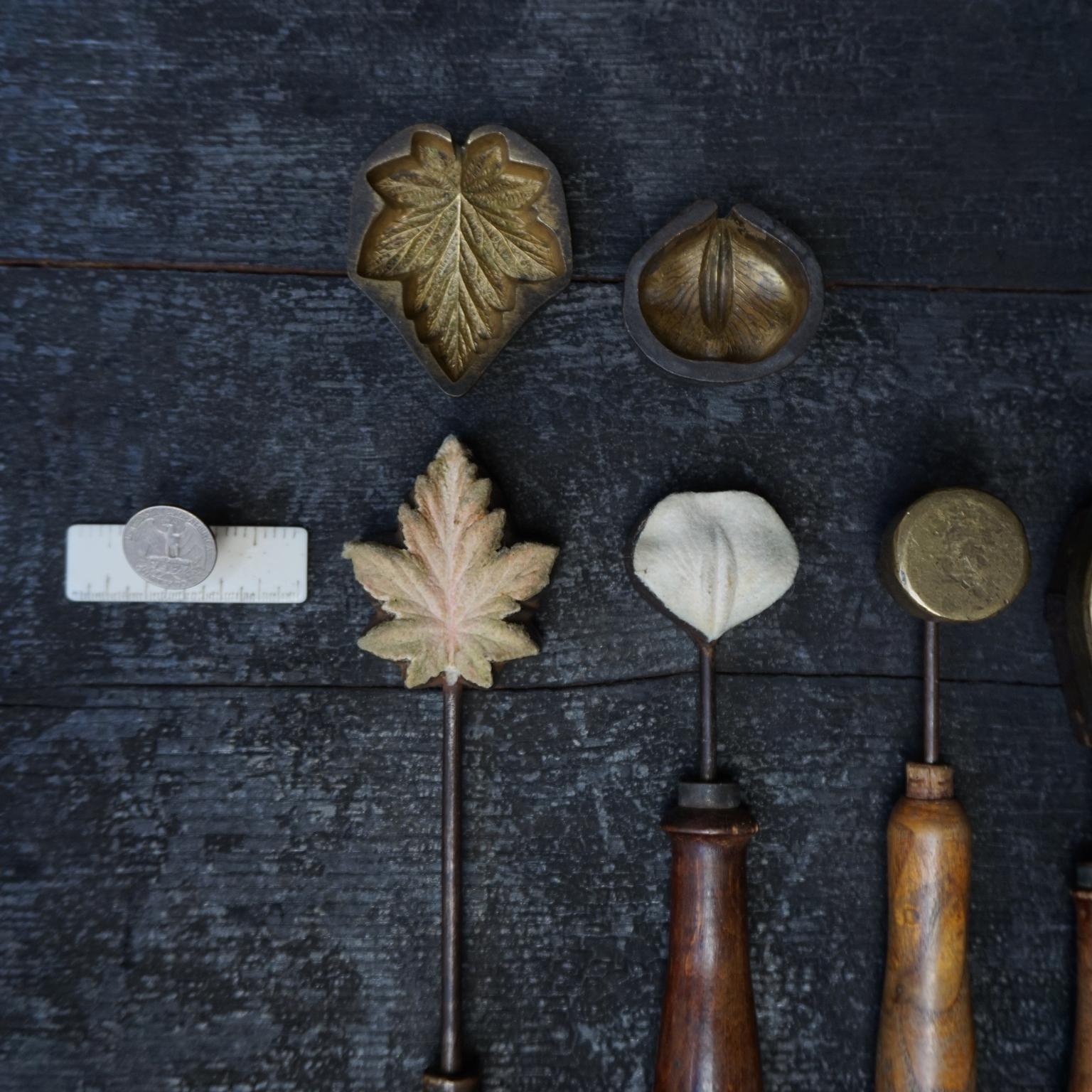 19th Century Set of Eight Corsage Flower Irons from France 1