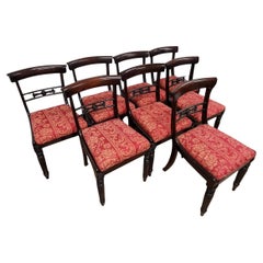 19th Century Set of Eight William IV Period Rosewood Dining Chairs
