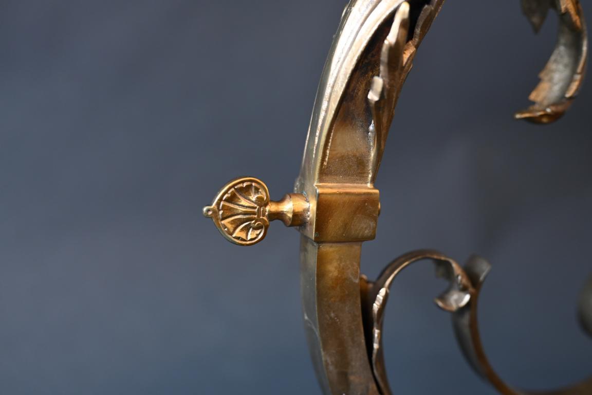 XIXe siècle Ensemble de quatre appliques murales du 19ème siècle en bronze électrifié France en vente