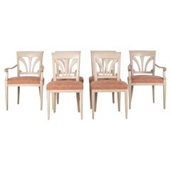 Set di sei sedie del XIX secolo