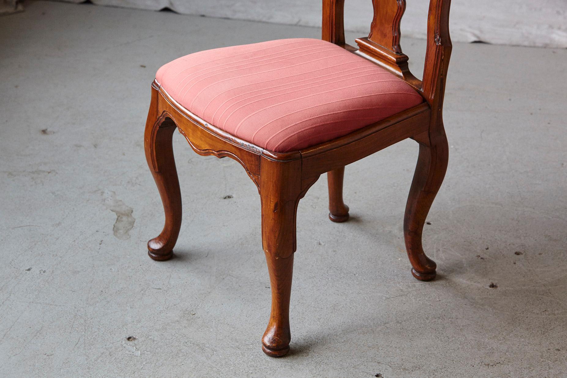 19th Century Set of Six Louis XIV French Country Style Carved Walnut Chairs 9