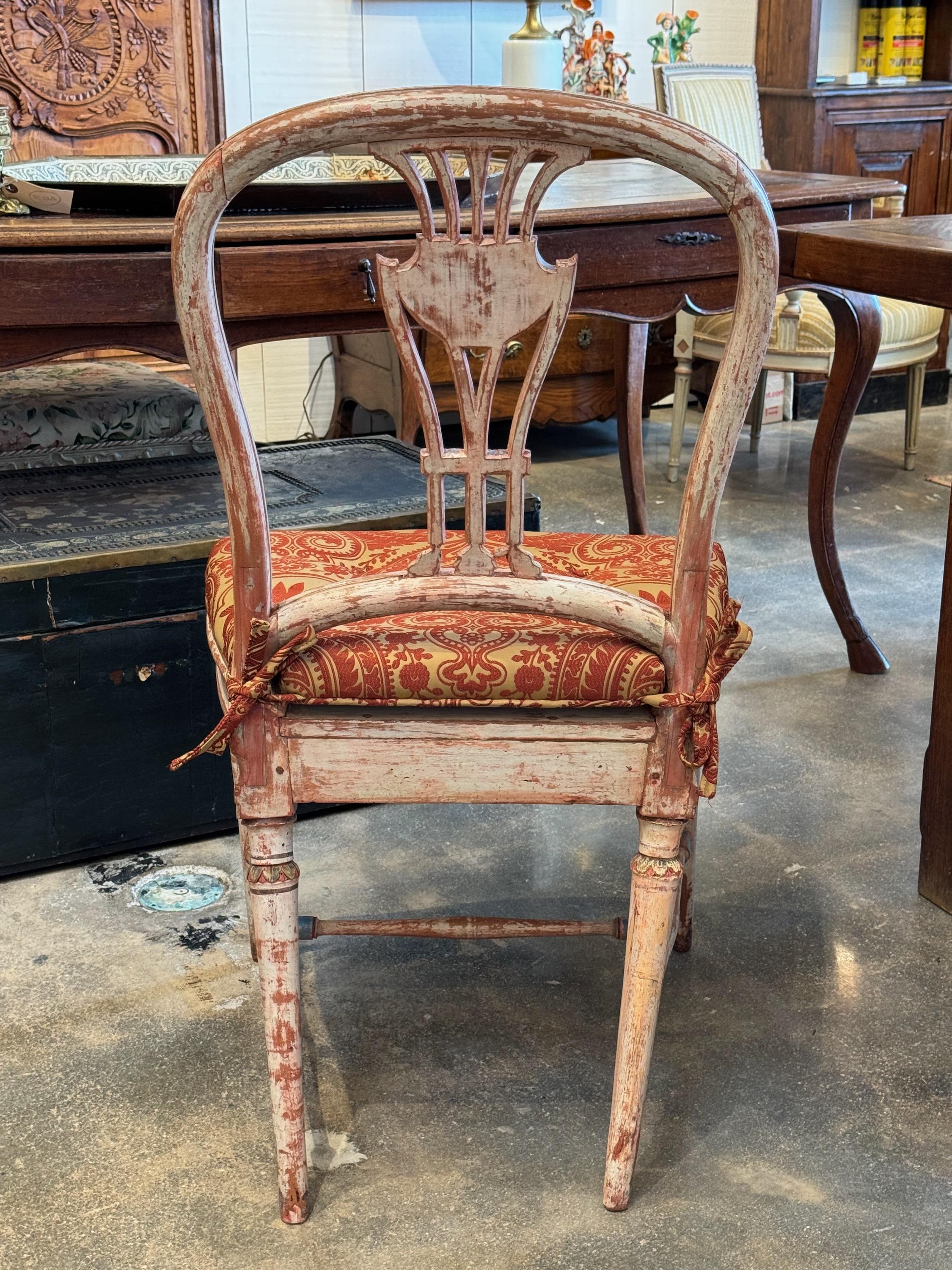 19th Century Set of Six Swedish Chairs For Sale 7