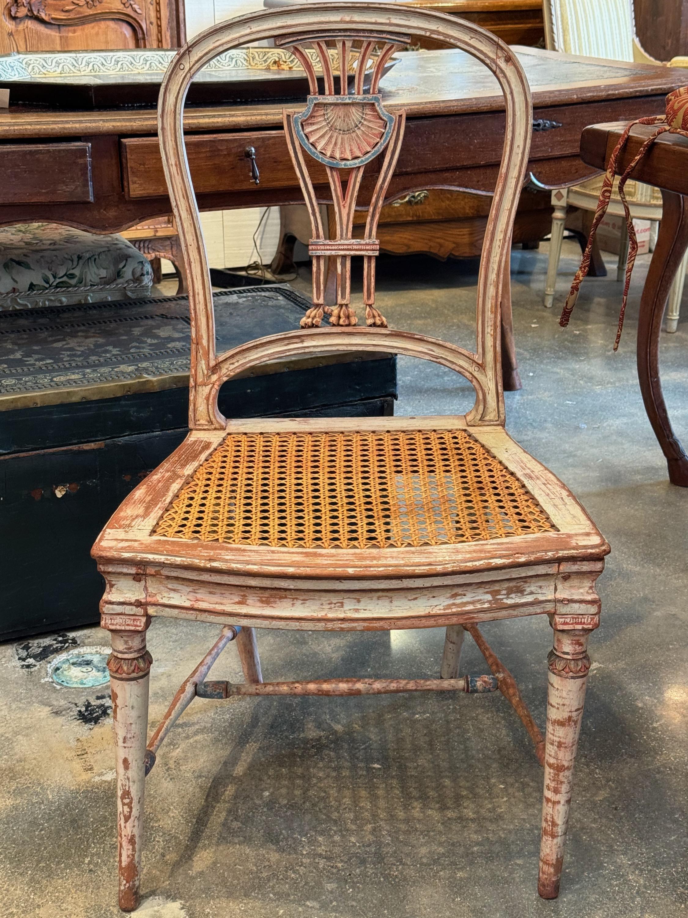 19th Century Set of Six Swedish Chairs For Sale 4