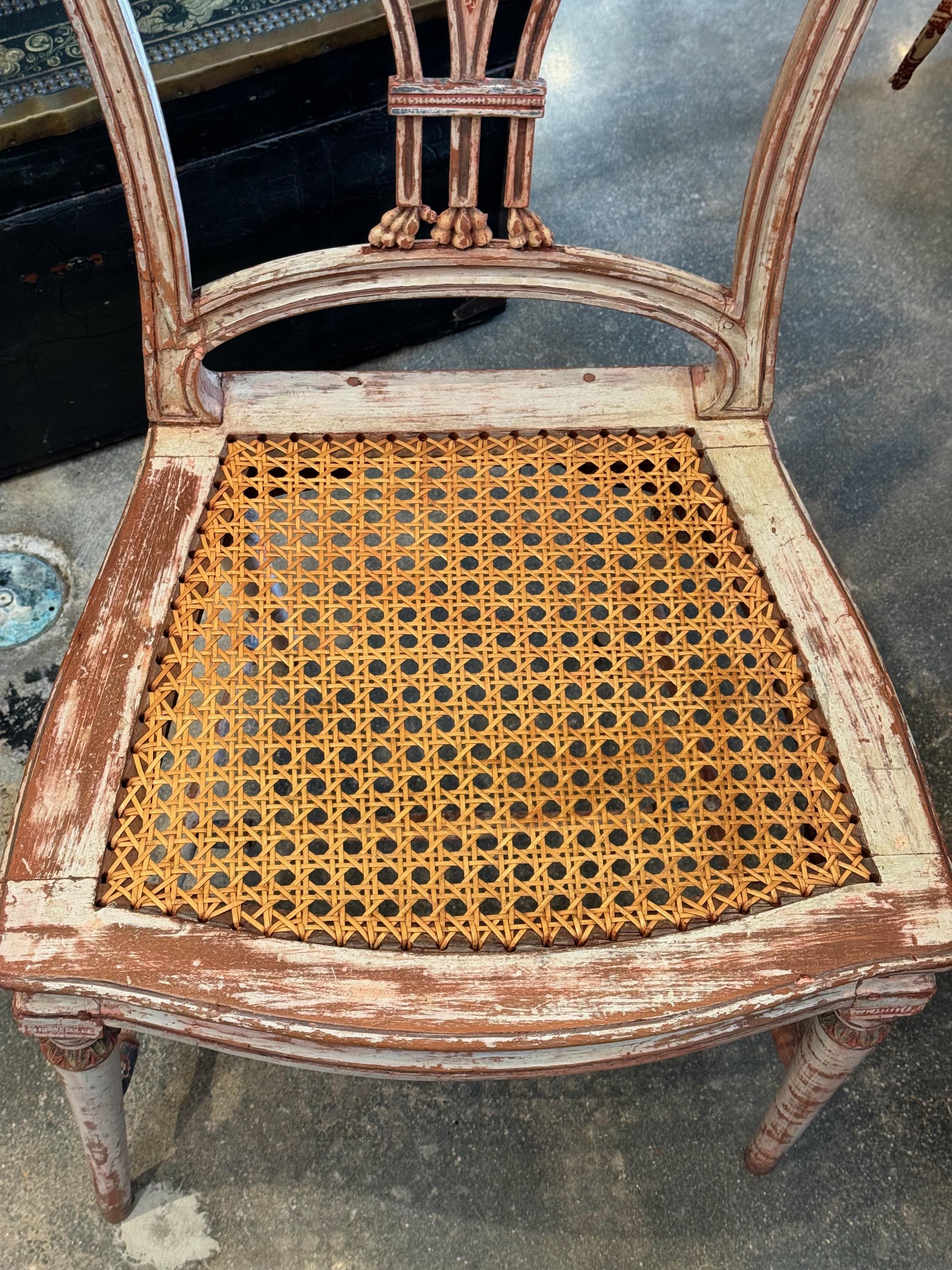 19th Century Set of Six Swedish Chairs For Sale 5