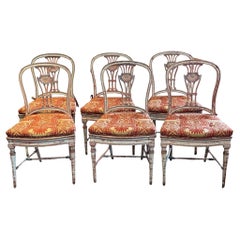 19th Century Set of Six Swedish Chairs 19th Century Set of Six Swedish Chairs