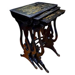 19th Century Set of Three Chinese Nesting Tables