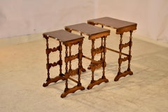 19th Century Set of Three Nesting Side Tables