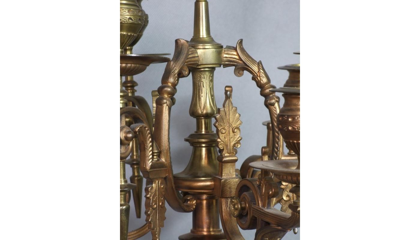 19th Century Set of Two Bronze Candelabras 5