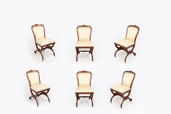 19th Century Set Six Dining Chairs Stamped 'Johnstone & Jeanes'