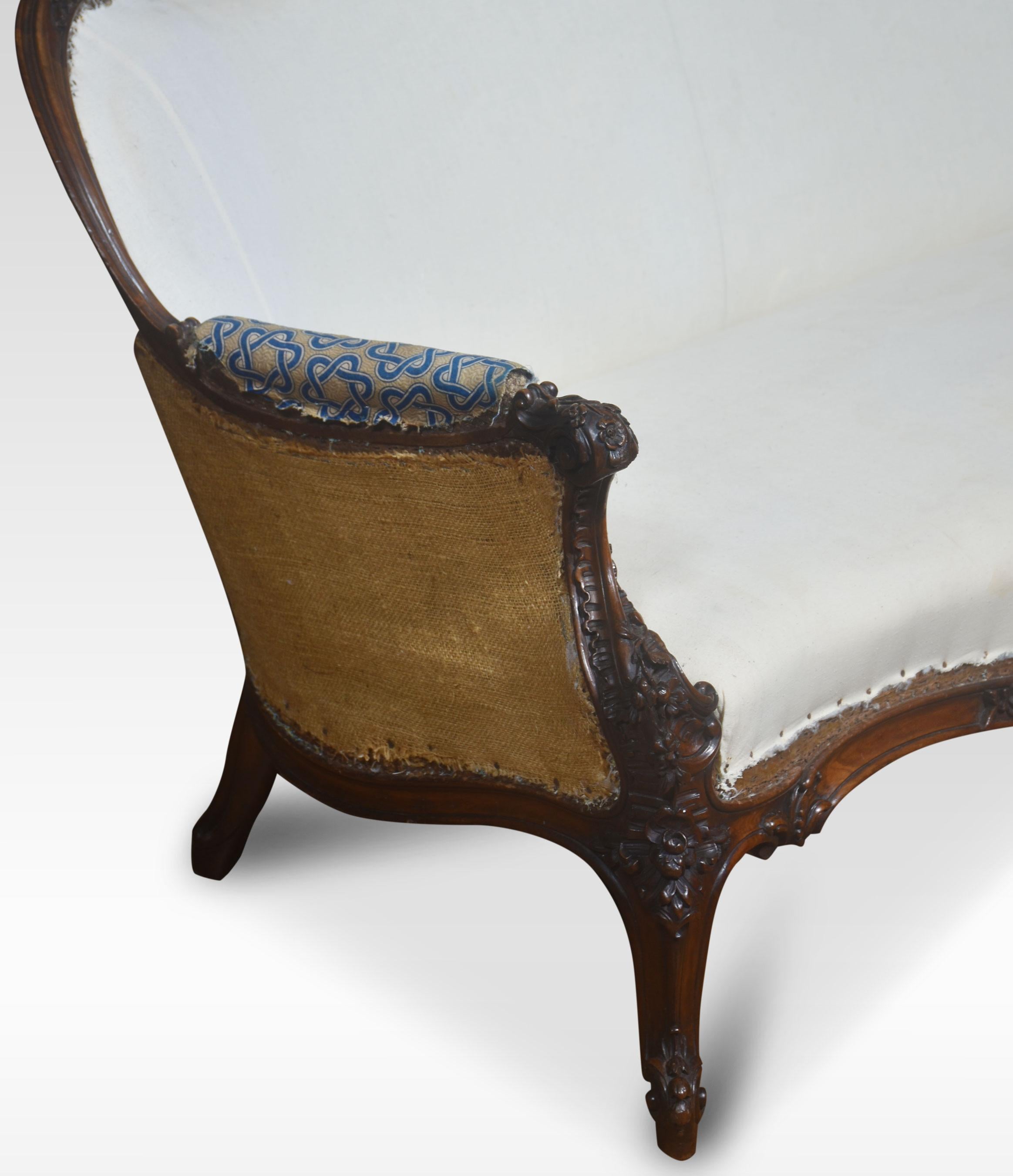 Sofa aus dem 19. Jahrhundert (Holz) im Angebot