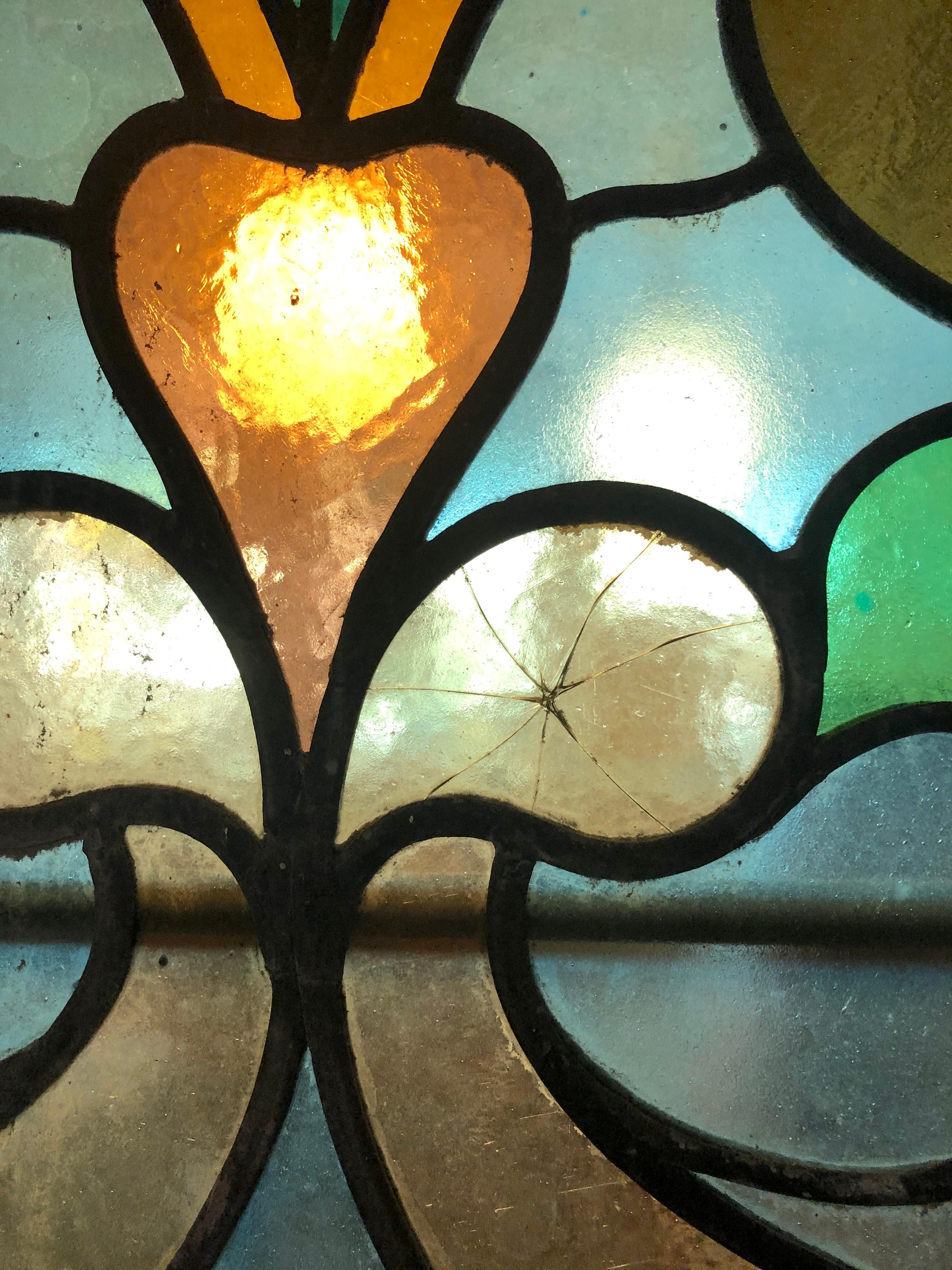 19th Century Seven Foot Chapel Window 30