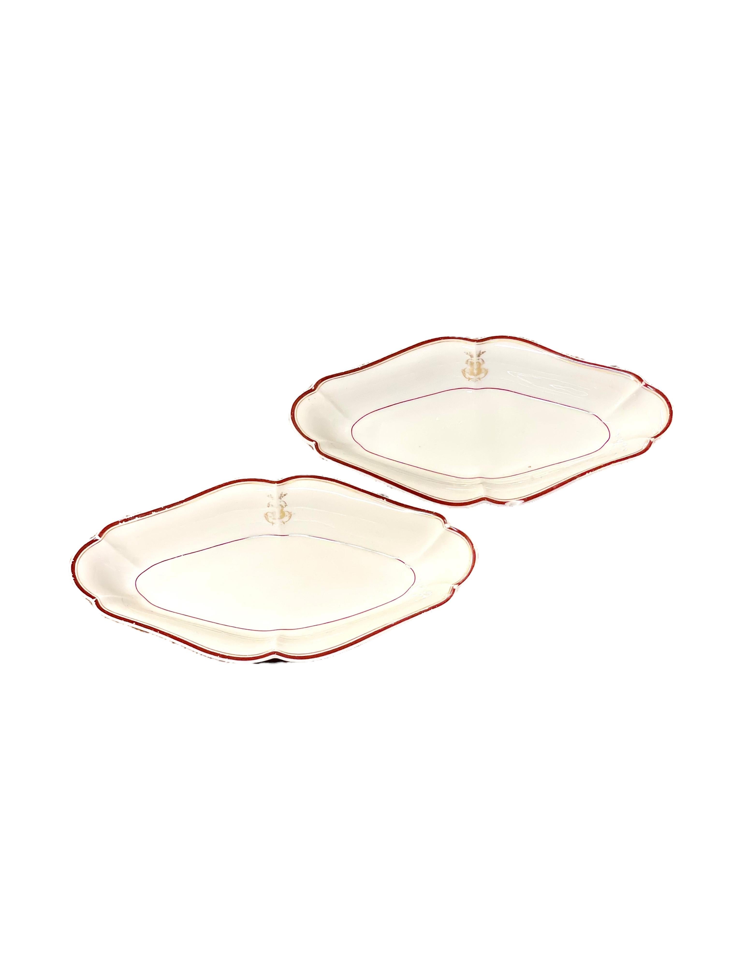 Sèvres Porzellan Tafelservice des 19. Jahrhunderts mit Comital Coronet im Angebot 6