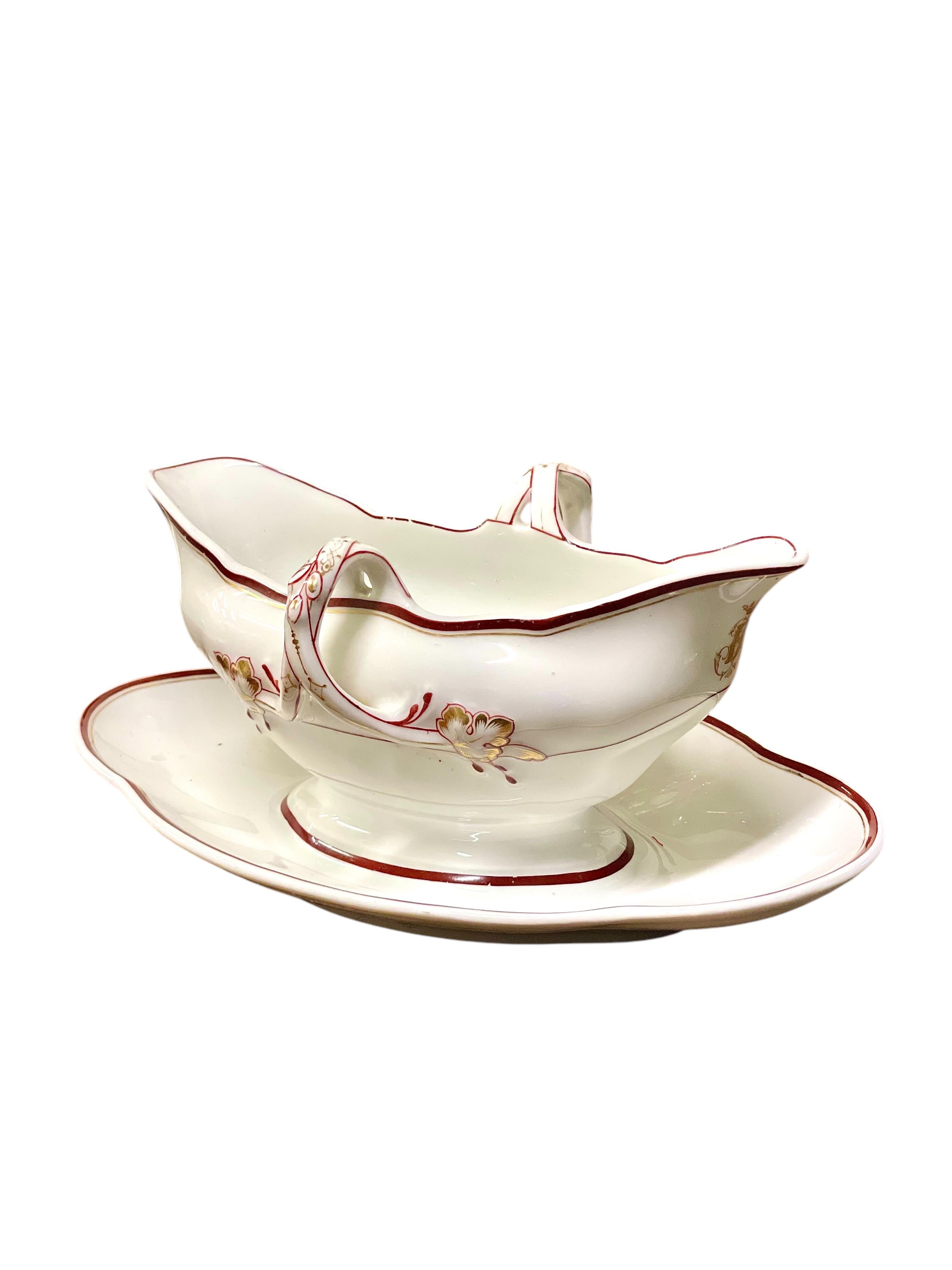 Sèvres Porzellan Tafelservice des 19. Jahrhunderts mit Comital Coronet im Angebot 8