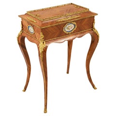 19th Century Sevres Porcelain Mounted Side Table / Plater