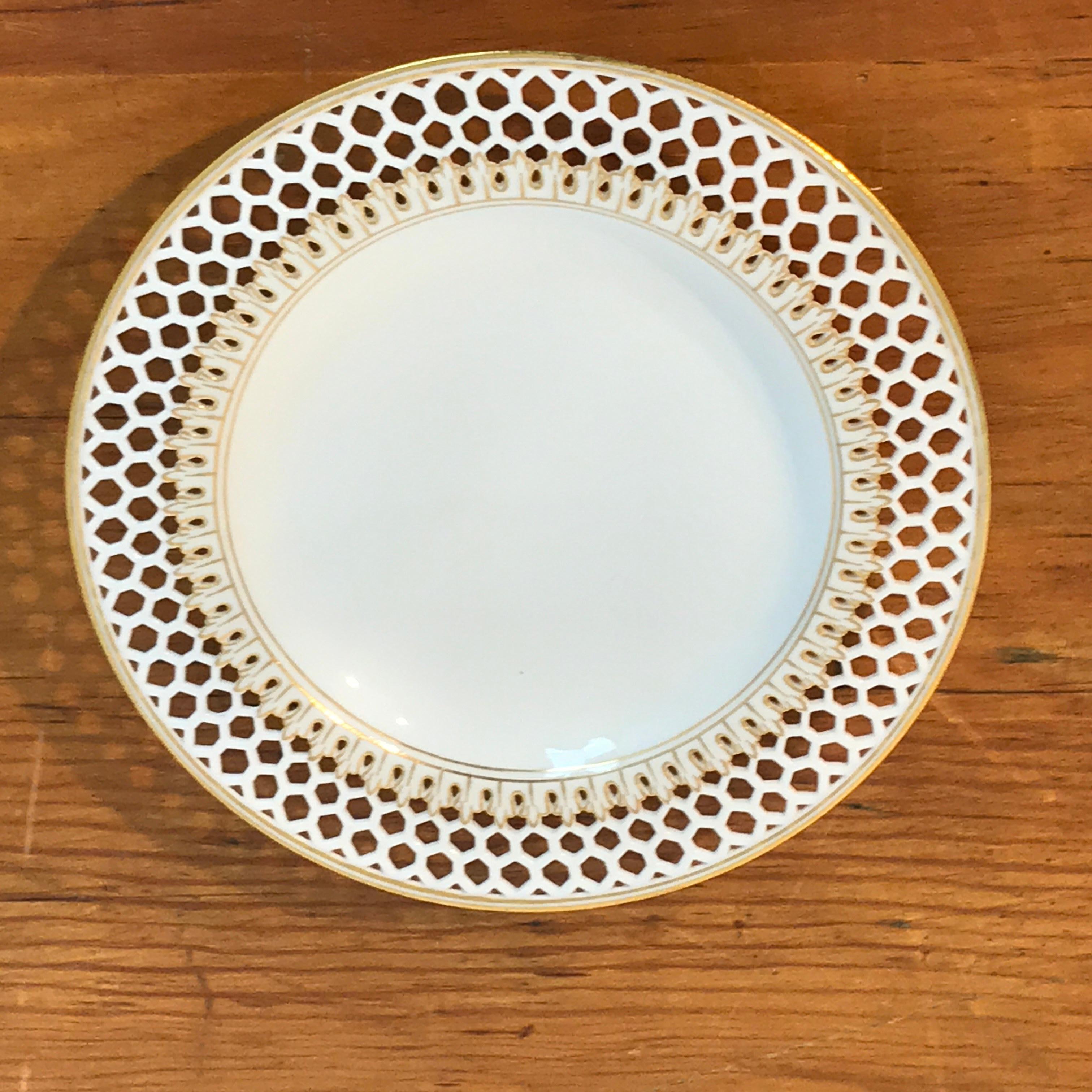 19th Century Sevres Reticulated Cup and Saucer 2