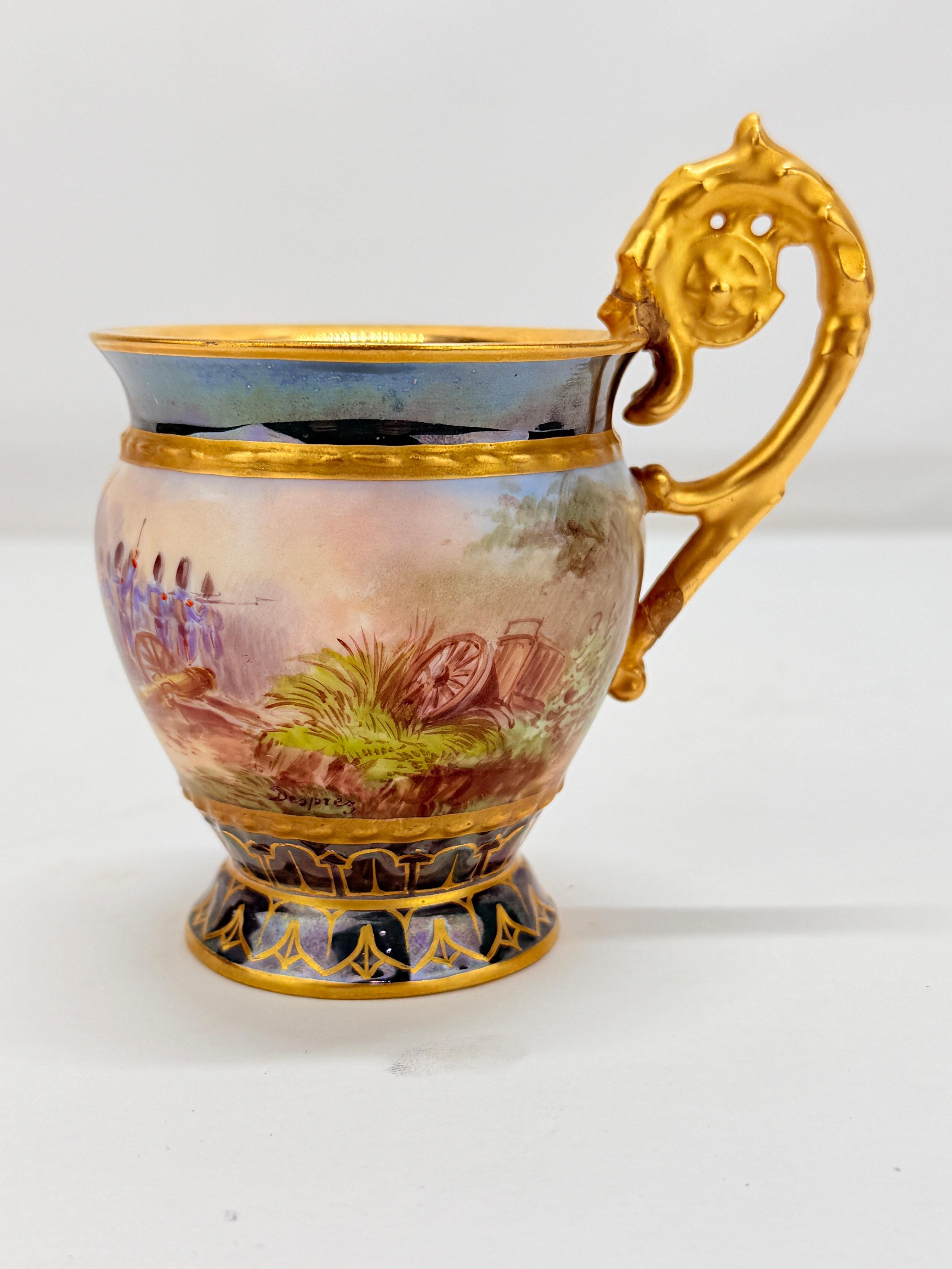 Néo-baroque Coupe en porcelaine 