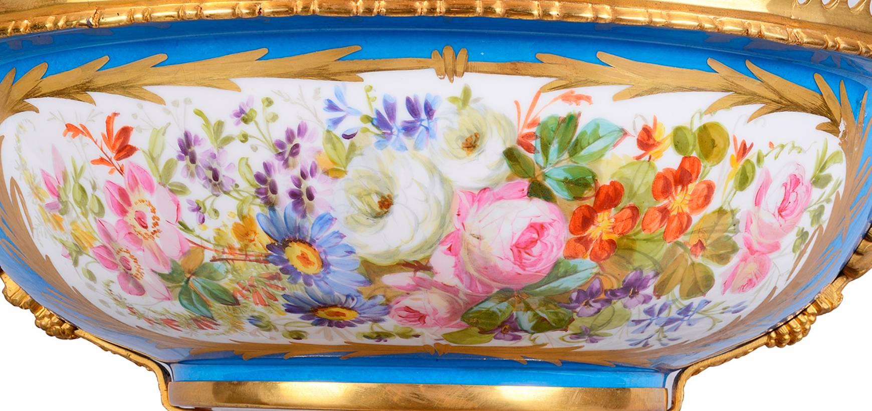 French 19th Century Sevres Style Comport For Sale