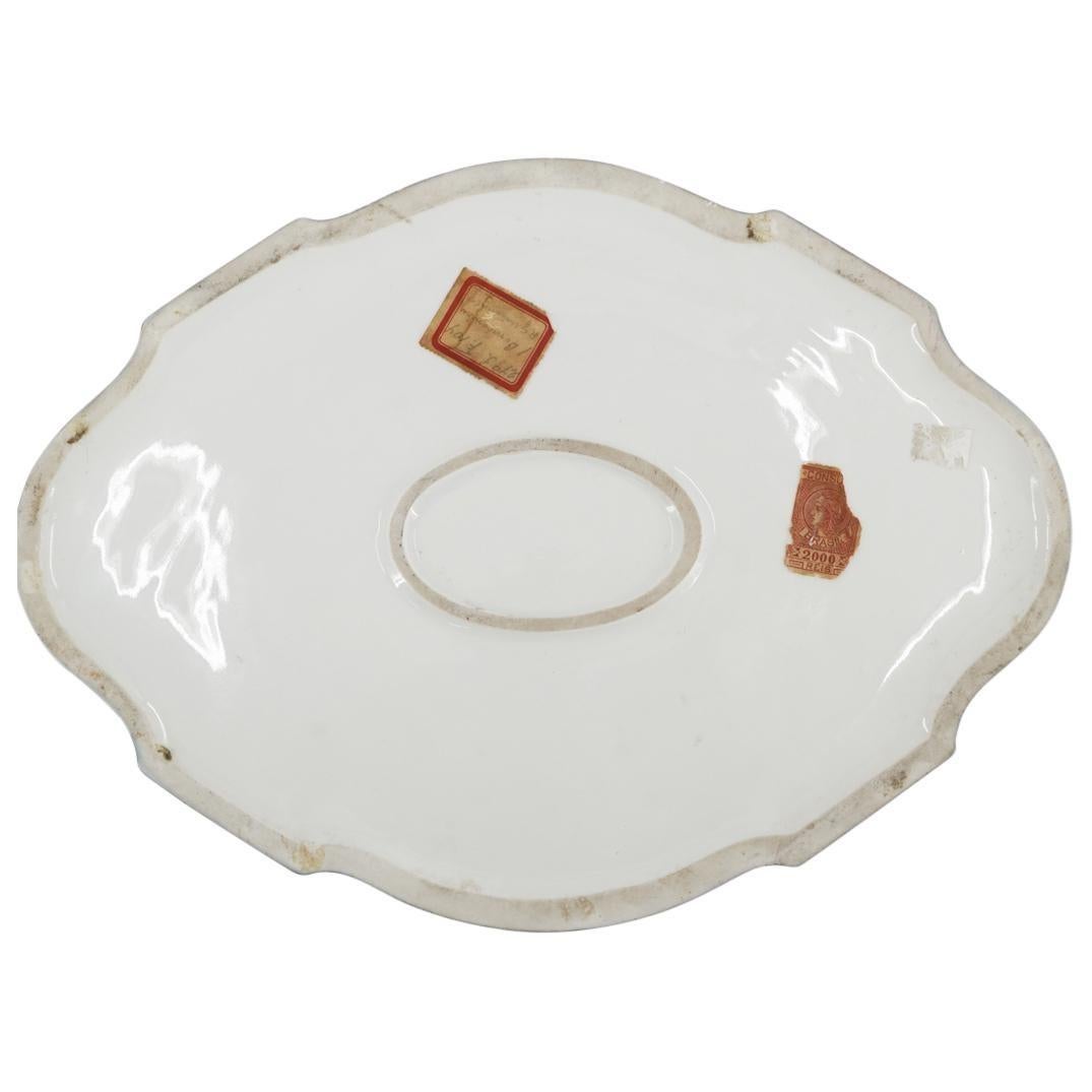 Caja tocador / joyero de porcelana estilo Sevres del siglo XIX en venta 2