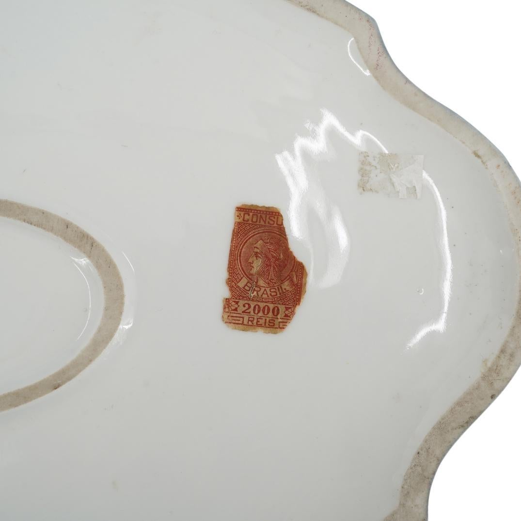 Caja tocador / joyero de porcelana estilo Sevres del siglo XIX Bronce en venta