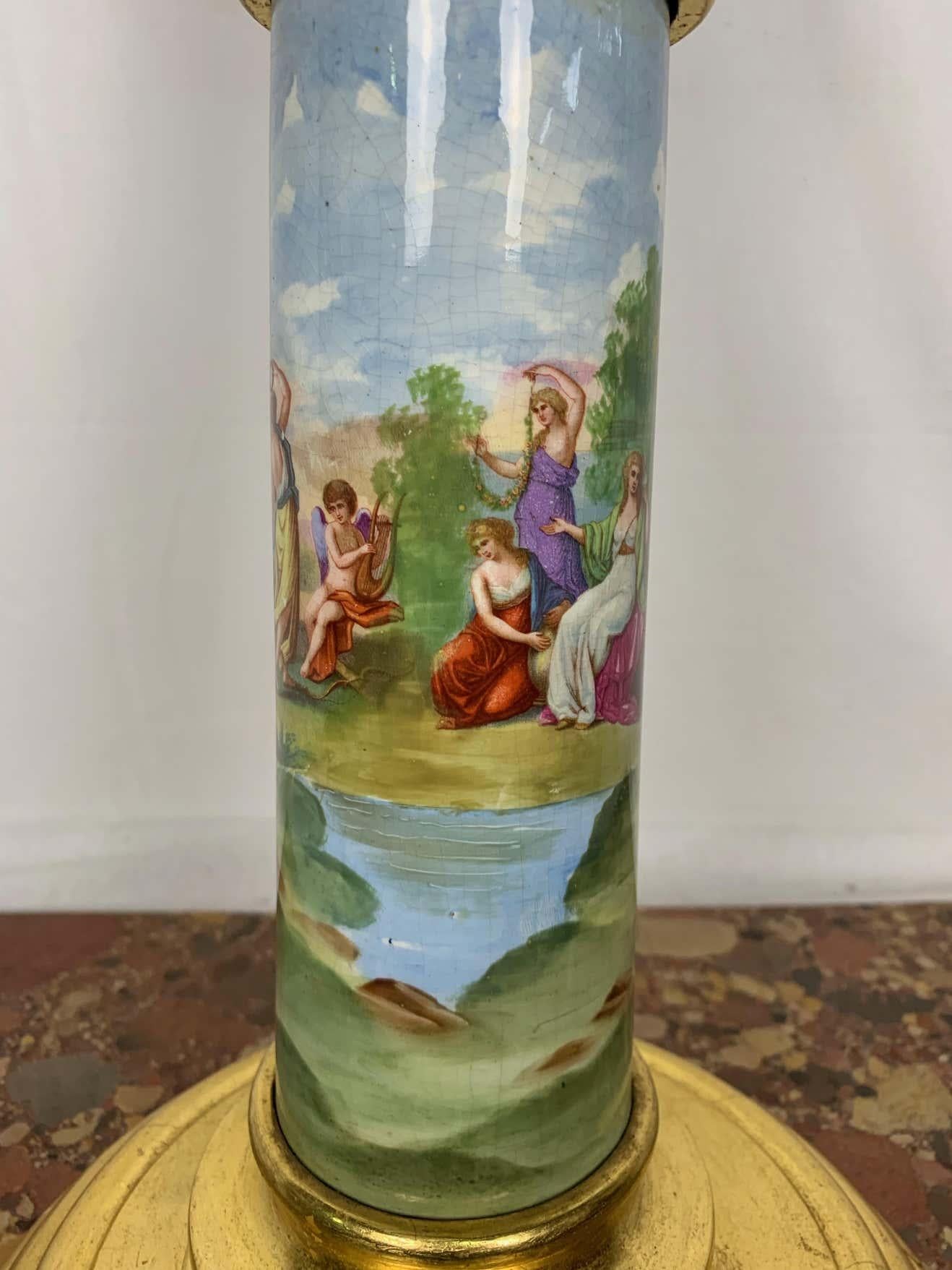Français The Pedestal en porcelaine de Sèvres du 19e siècle en vente