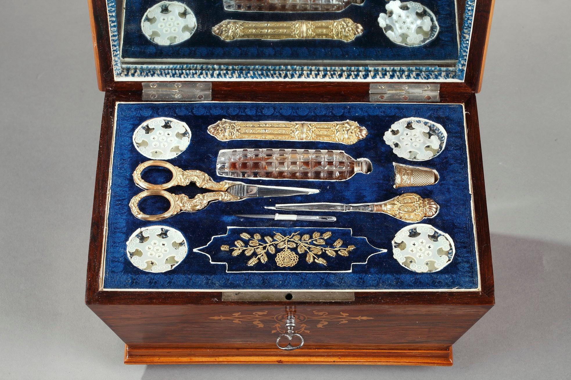Gilt 19th Century Sewing Box