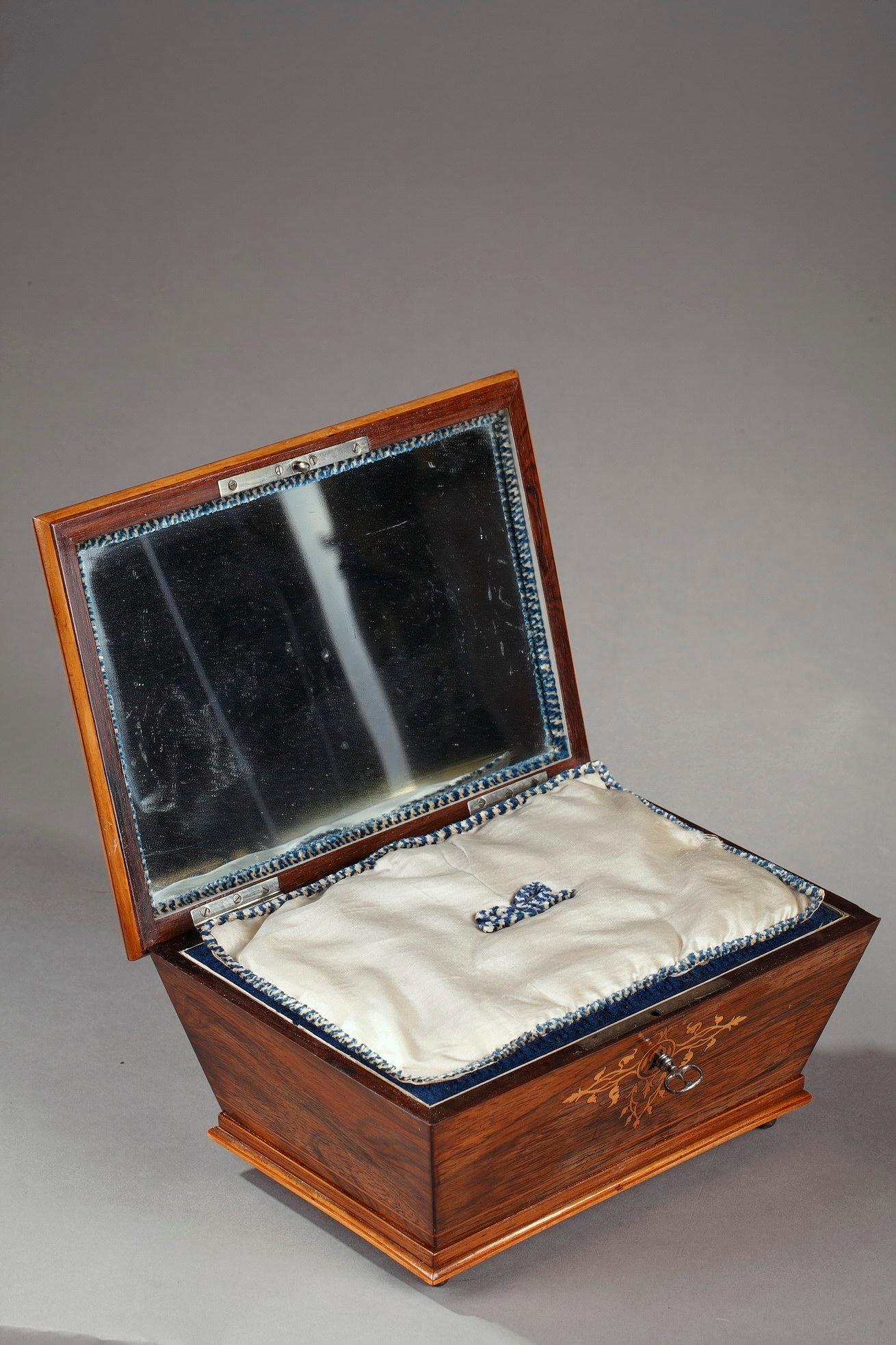 Gold 19th Century Sewing Box