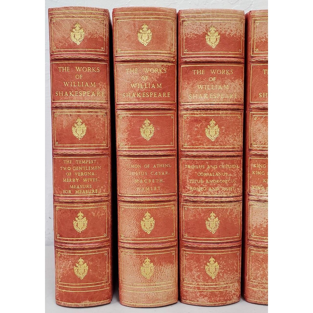 American 19th Century Shakespeare 10 Volumes, circa 1894 For Sale